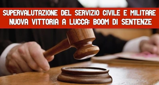 Servizio civile e militare Nuova Vittoria a Lucca