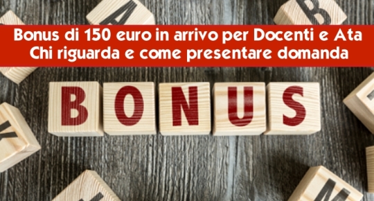Bonus di 150 euro in arrivo a Novembre
