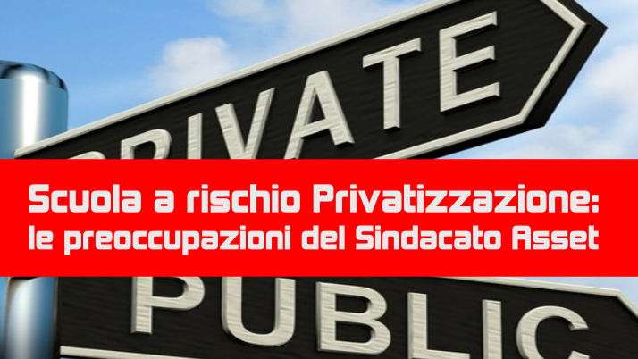 Scuola rischio Privatizzazione