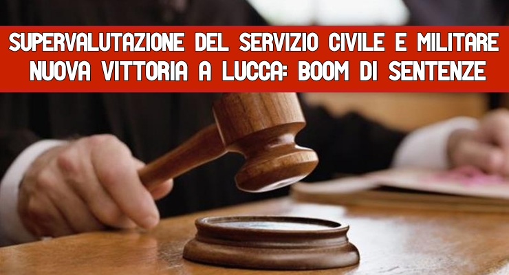Servizio civile e militare Nuova Vittoria a Lucca