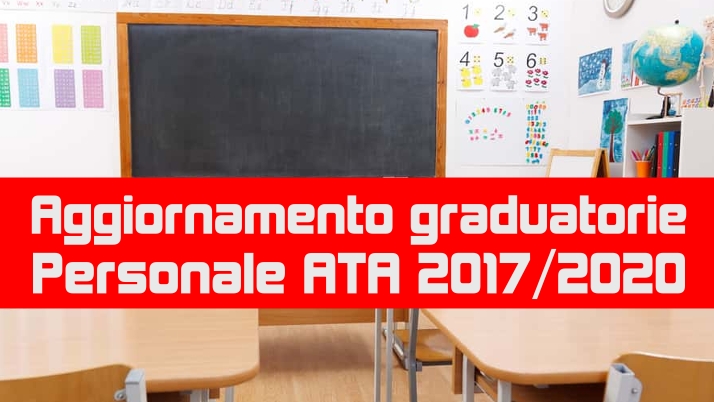 Aggiornamento graduatorie personale ATA 2017/2020