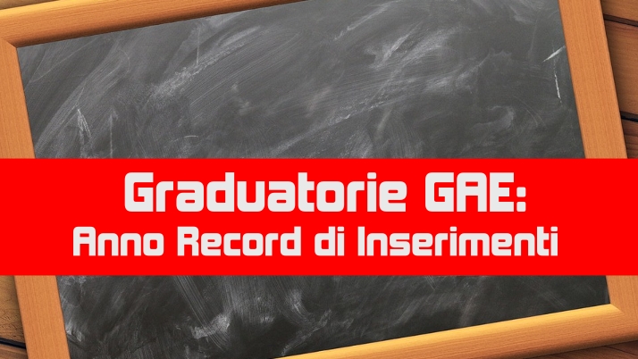 Graduatorie GAE: Anno Record di Inserimenti