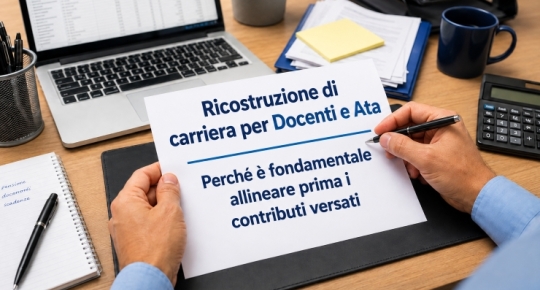 Ricostruzione di carriera per Docenti e Ata 