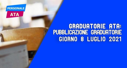 Graduatorie ATA: pubblicazione graduatorie