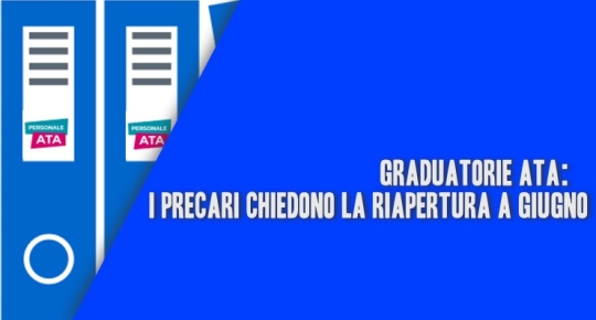 Graduatorie ATA riapertura a Giugno