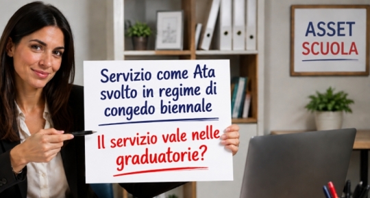 Servizio come Ata svolto in regime di congedo biennale