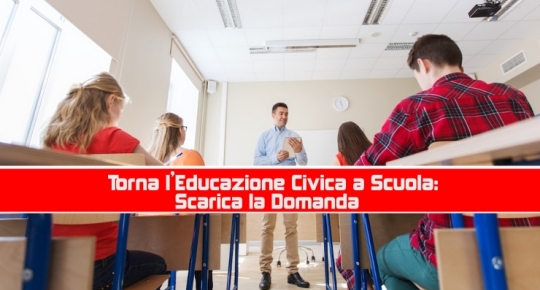 Torna l’Educazione Civica a Scuola