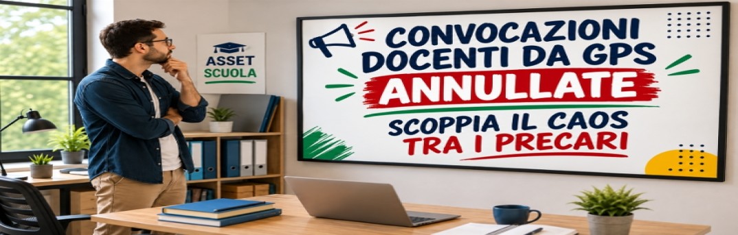 Convocazioni docenti da GPS annullate