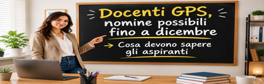 Docenti GPS, nomine possibili fino a dicembre