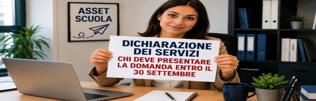 Dichiarazione dei servizi  Chi deve presentare la domanda