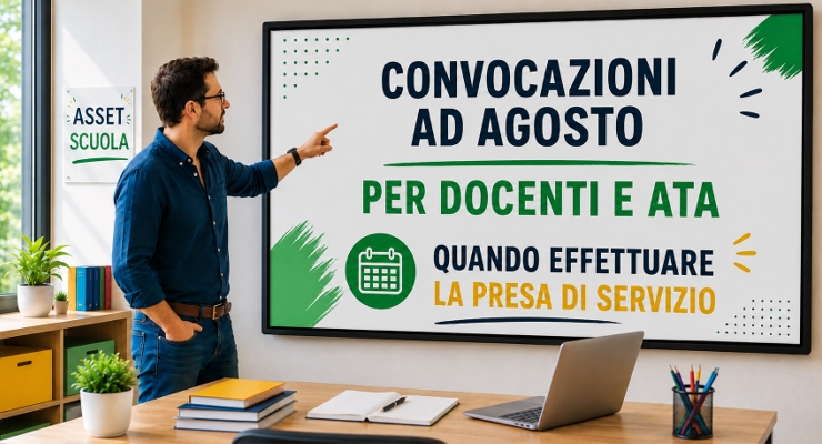 Convocazioni ad Agosto per docenti 