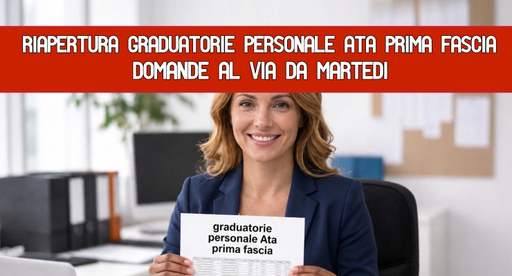 Riapertura graduatorie personale Ata