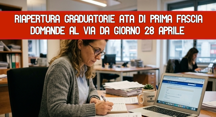 Riapertura graduatorie Ata