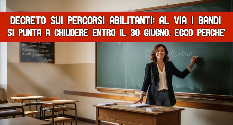 Decreto sui percorsi abilitanti