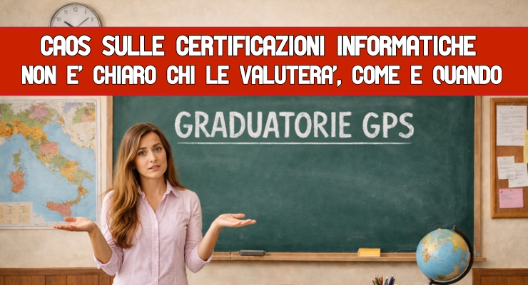 mi generi un immagine rettangolare graduatorie provinciali per le supplenze relative al biennio 2026/2028 