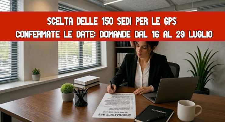 Scelta delle 150 sedi per le GPS