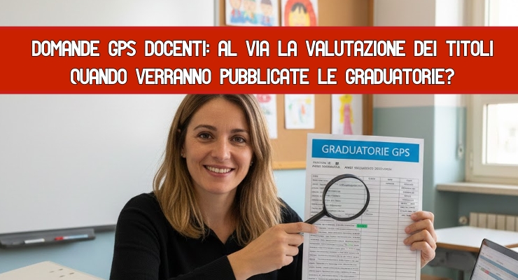 Domande GPS docenti: al via la valutazione dei titoli
