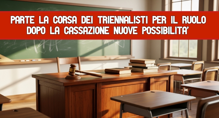ruolo per chi ha 3 anni di servizio