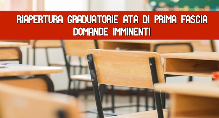 Riapertura graduatorie Ata
