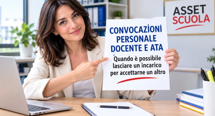 Convocazioni personale Docente e Ata Quando è possibile lasciare un incarico