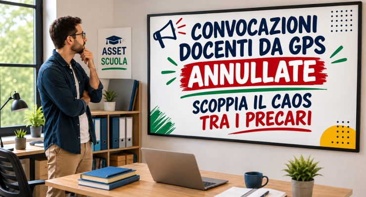 Convocazioni docenti da GPS annullate