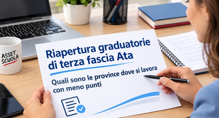 Riapertura graduatorie di terza fascia Ata