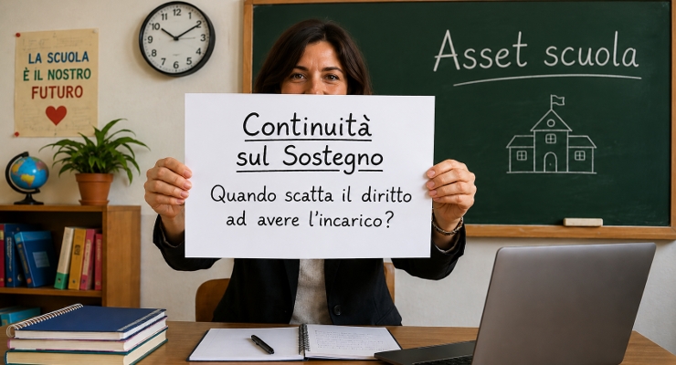 Continuità sul Sostegno Quando scatta il diritto ad avere l’incarico
