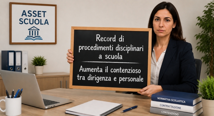 Record di procedimenti disciplinari a scuola Aumenta il contenzioso tra dirigenza e personale