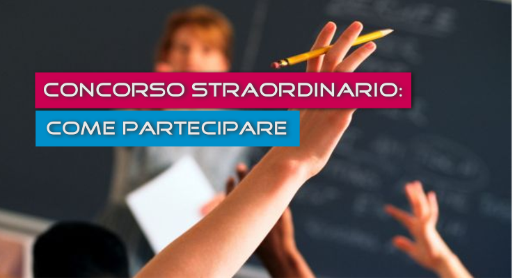 Concorso Straordinario: Come partecipare