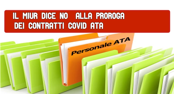  proroga dei contratti Covid Ata