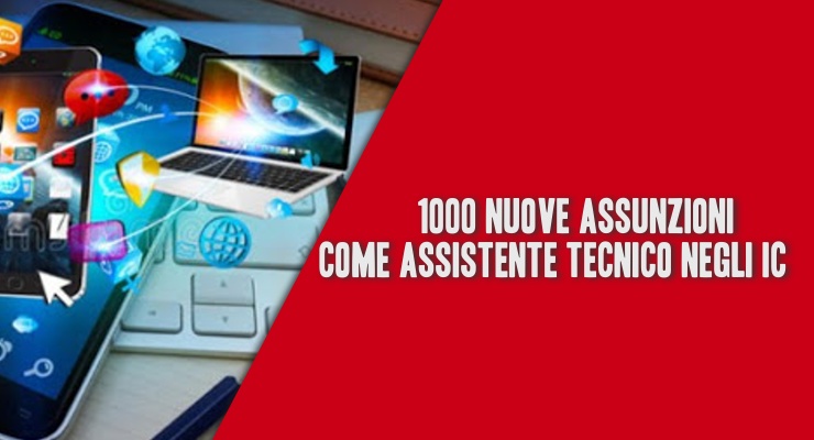  Assunzioni come Assistente tecnico