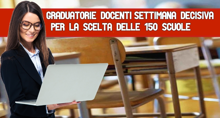 Graduatorie docenti scelta delle 150 scuole