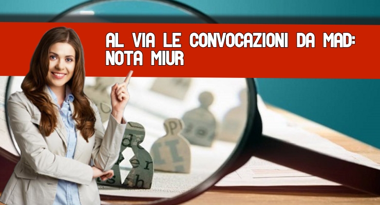 Convocazioni da Mad Nota Miur