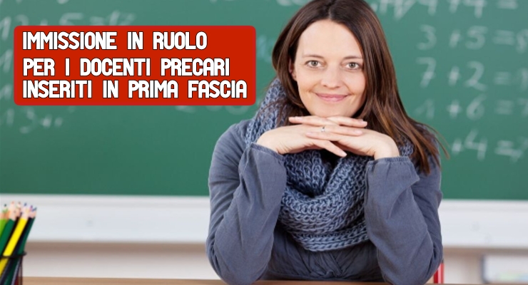 Immissione in ruolo per i docenti precari