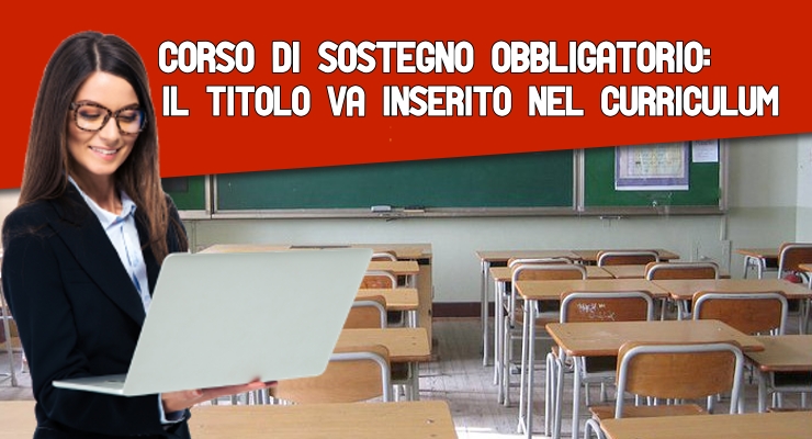 Corso di Sostegno obbligatorio