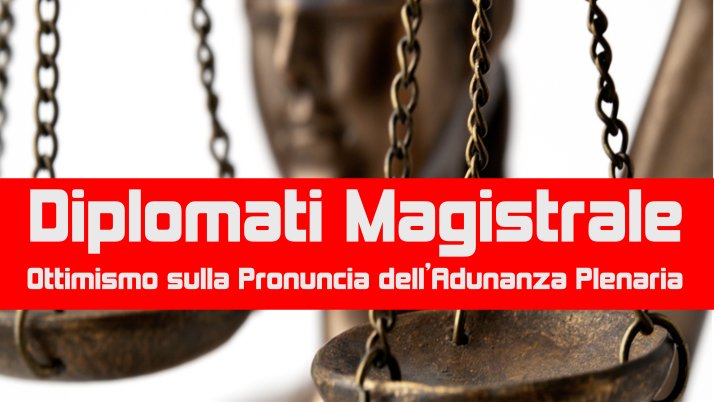 Diplomati Magistrale Adunanza Plenaria